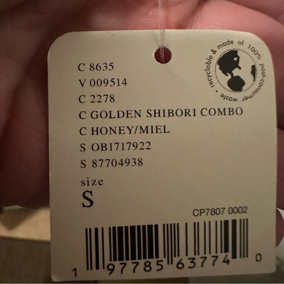 NWT FP Movement Singin' In The Rain Packable Jacket in Golden Shibori Small $198 - Picture 7 of 10